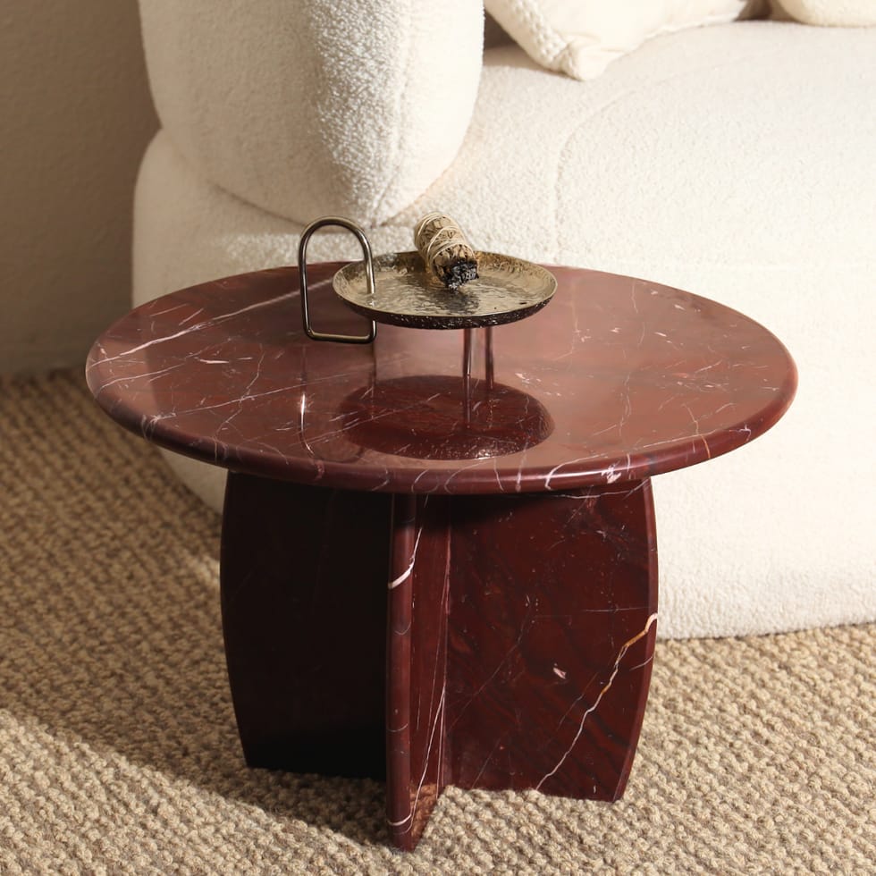 Marble Mahroom Coffee Tables - Image 4
