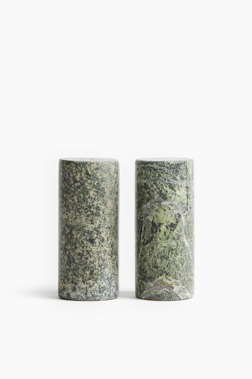 Marble Salt and Pepper Set